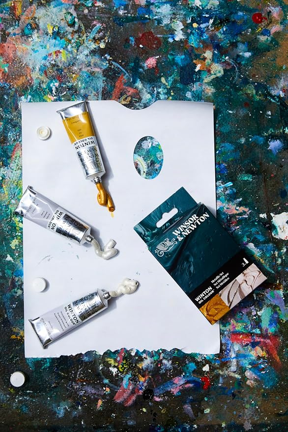 Winsor & Newton Winton Oil Color Paint Set, 3 x 37ml Tubes - Image 2