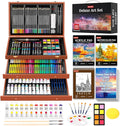 Soucolor 192-Pack Deluxe Art Set, Drawing Painting Kit, Wooden Case Gift | by Soucolor