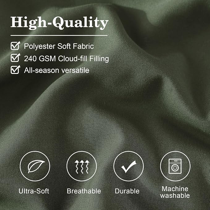 Monbix Oversized Queen Size Comforter Set - Image 6