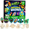 JOYIN 12 Glow in The Dark Wooden Magnets by JOYIN