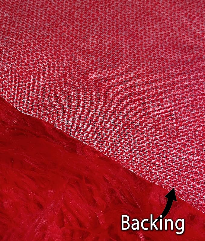 Fabric Empire 2.3oz Faux Fur Curly Yak Fabric 3.5" Long Pile Japanese Yarn/Sold - Image 6