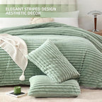 Smoofy Fluffy King Size Comforter Set 3 Pieces - Image 3