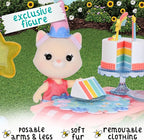 Honey Bee Acres Birthday Wishes Playset, 15 Piece Miniature Dollhouse Party Set - Image 3