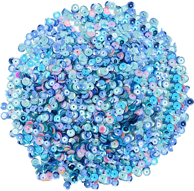 Mandala Crafts 6mm Cup Round Pastel Sequins - Image 2
