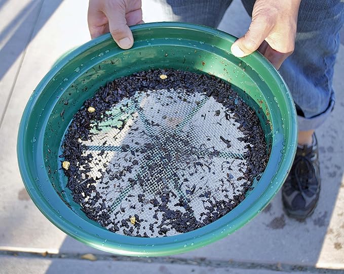 SE 13.25 Inch Wide Stackable Classifier Gold Prospecting Pan - Image 2