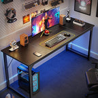 Huuger Modern Simple Office Desk, 63 Inch, Gaming & Writing Desk - Image 4