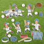 OBUSATT 60 Pcs Baseball Player Theme Cutouts Baseball Bulletin Board Decoration - Image 4