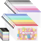 Sooez 24 Pack Mesh Zipper Pouch - Image 9
