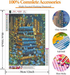 Book Flower Diamond Art Kits for Adults, DIY 5D Diamond Painting Kits for - Image 5