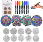 Hula Home Stained Glass Mandala Art Kit by HulaHome
