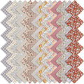 168 Pcs 5 inch Vintage Rose Quilting Fabric Square Bundle, Precuts Charm Packs by Unknown