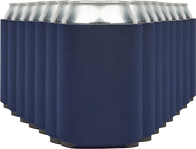 Blank Beer Can Cooler Sleeves Soft Insulated Beer Can Coolies by CURRENT+CO.