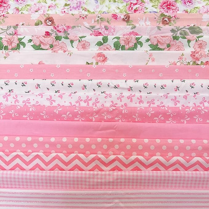 Cotton Fabric DIY Making Supplies Quilting Patchwork Fabric Fat Quarter Bundles by LMAEZNER