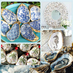 QICQDRAM 20PCS Flat Oyster Shells 4"-5" Large Oyster Shells - Image 5
