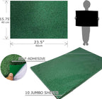Allgala Jumbo Self-Adhesive Glitter EVA Foam Sheets 10 Pack 16x24 inch Paper - Image 2
