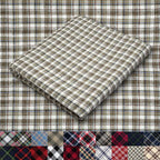 Pico Textiles 25 Yards Bolt Olive Green and Tan Tartan Plaid Flannel Fabric by PicoTextiles