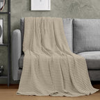 Utopia Bedding 100% Cotton Waffle Weave Blanket Throw Size by UTOPIABEDDING