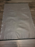 NAT Leathers | Gray Thin Soft Faux Vegan Leather PU | 1 Yard Cut by Yard - Image 2