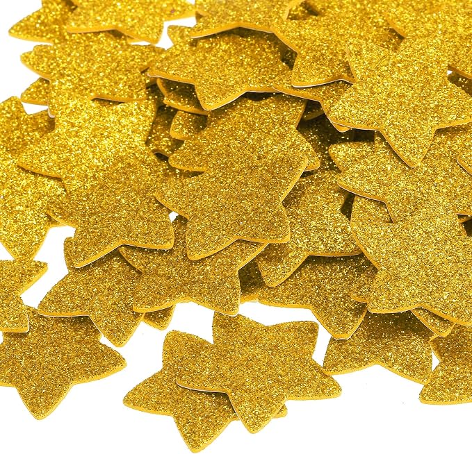 PATIKIL 1.4"x1.4" Star Foam Stickers - Image 3