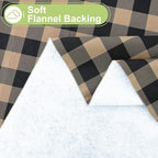 Smiry Oval Table Cloth, Waterproof Vinyl Tablecloths - Image 4