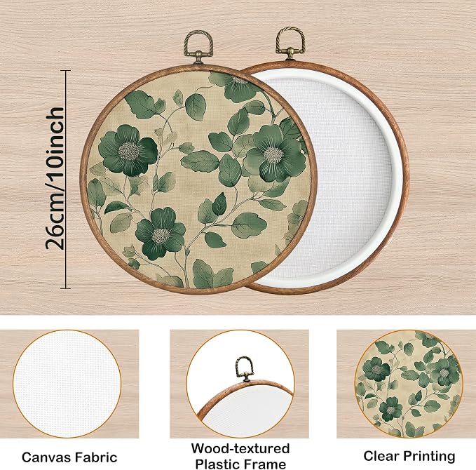 KSDUT Spring Green Floral Botanical Wall Decor Art - Image 7
