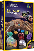 National Geographic Birthstone Dig Kit by BlueMarbleToys