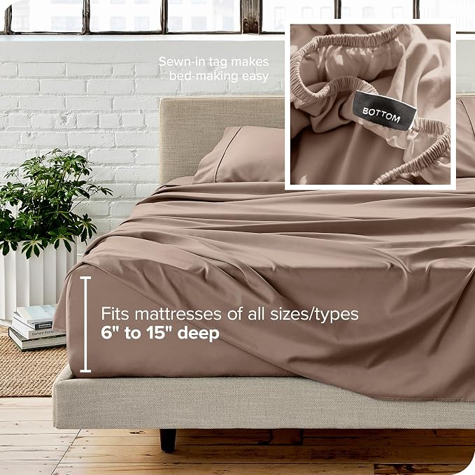 Bare Home Twin XL Sheet Set - Image 5