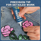Fabric Glue, Permanent Extra Strong Clear Washable Fabric Adhesive - Image 4