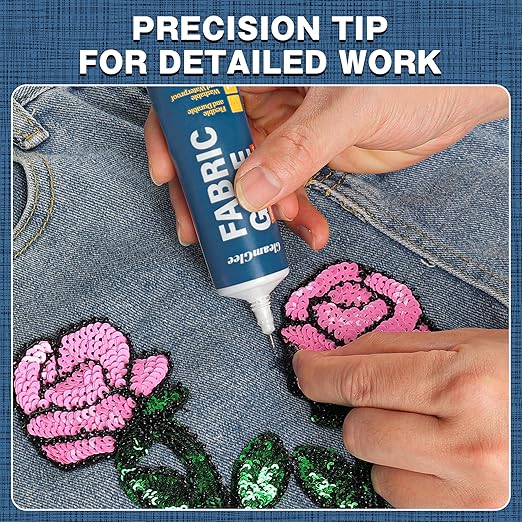Fabric Glue, Permanent Extra Strong Clear Washable Fabric Adhesive - Image 4
