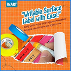 DEART Colored Masking Tape Painters Tape Writable 12, 8 or 6 Pack - Image 3