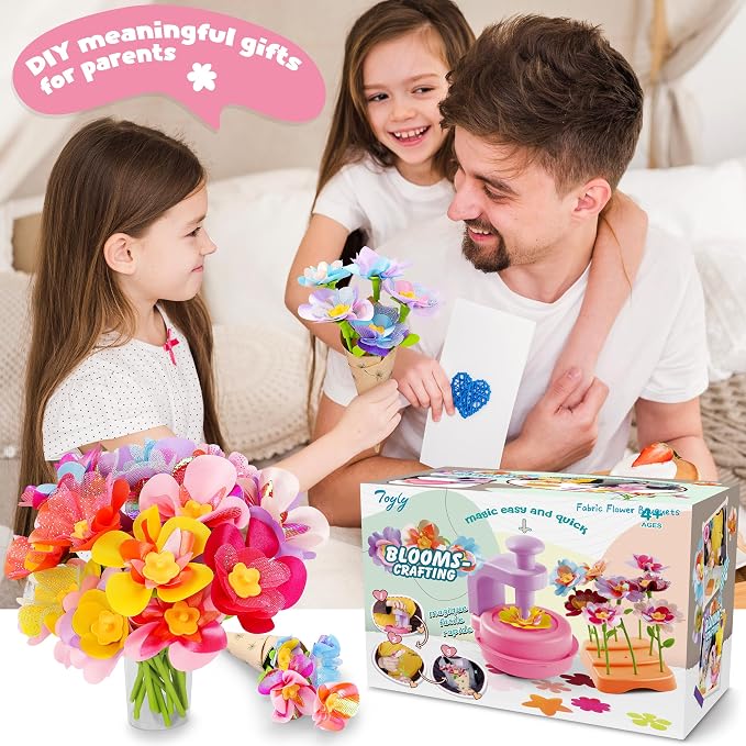 Fabric Flower Bouquets Toys, DIY Craft Kits Toys - Image 6