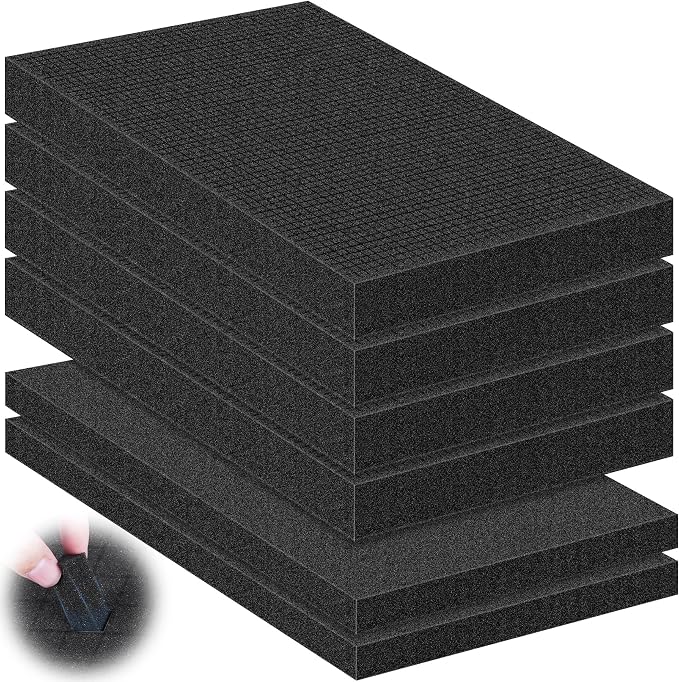 6 Pcs Pick and Pluck Foam Sheets 2 Size Polyurethane Pick Apart Foam Inserts by MYFAMIREA