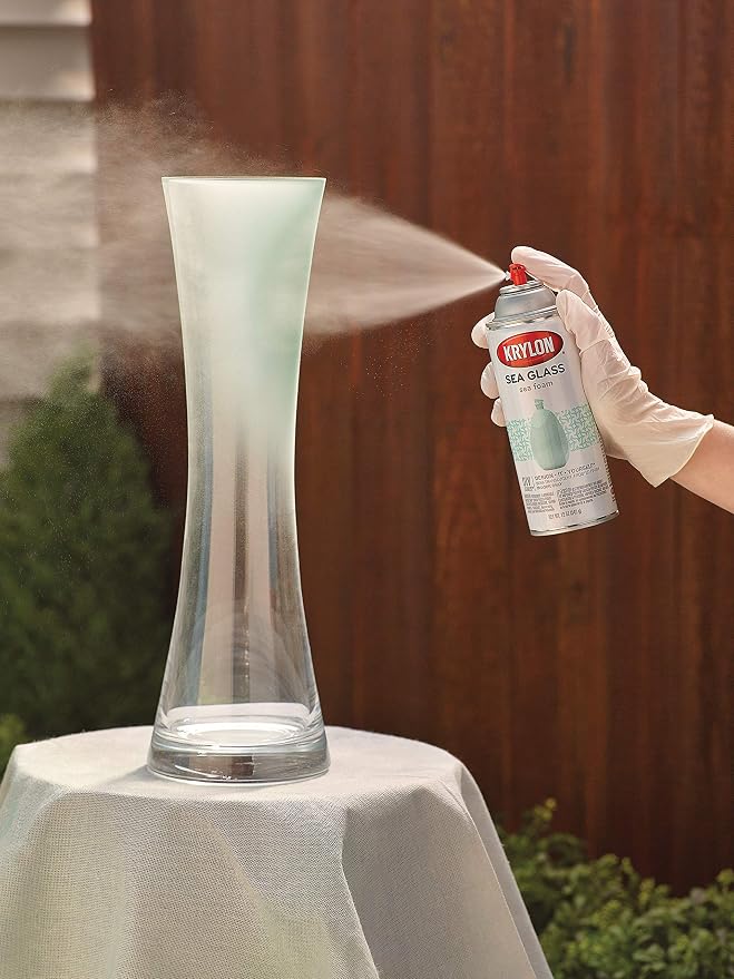 Krylon K09055007 Sea Glass Paint, Sea Foam, 12 Ounce - Image 2