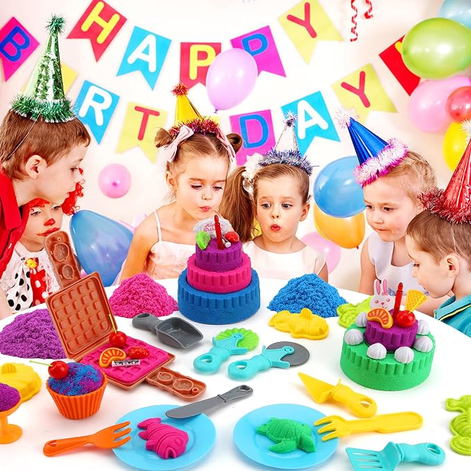 YIDESTARS Sensory Play Kit: Sand Art & Ice Cream Toy - Image 2