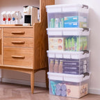 Citylife 32QT 4Packs Clear Craft Organizers and Storage Box - Image 4
