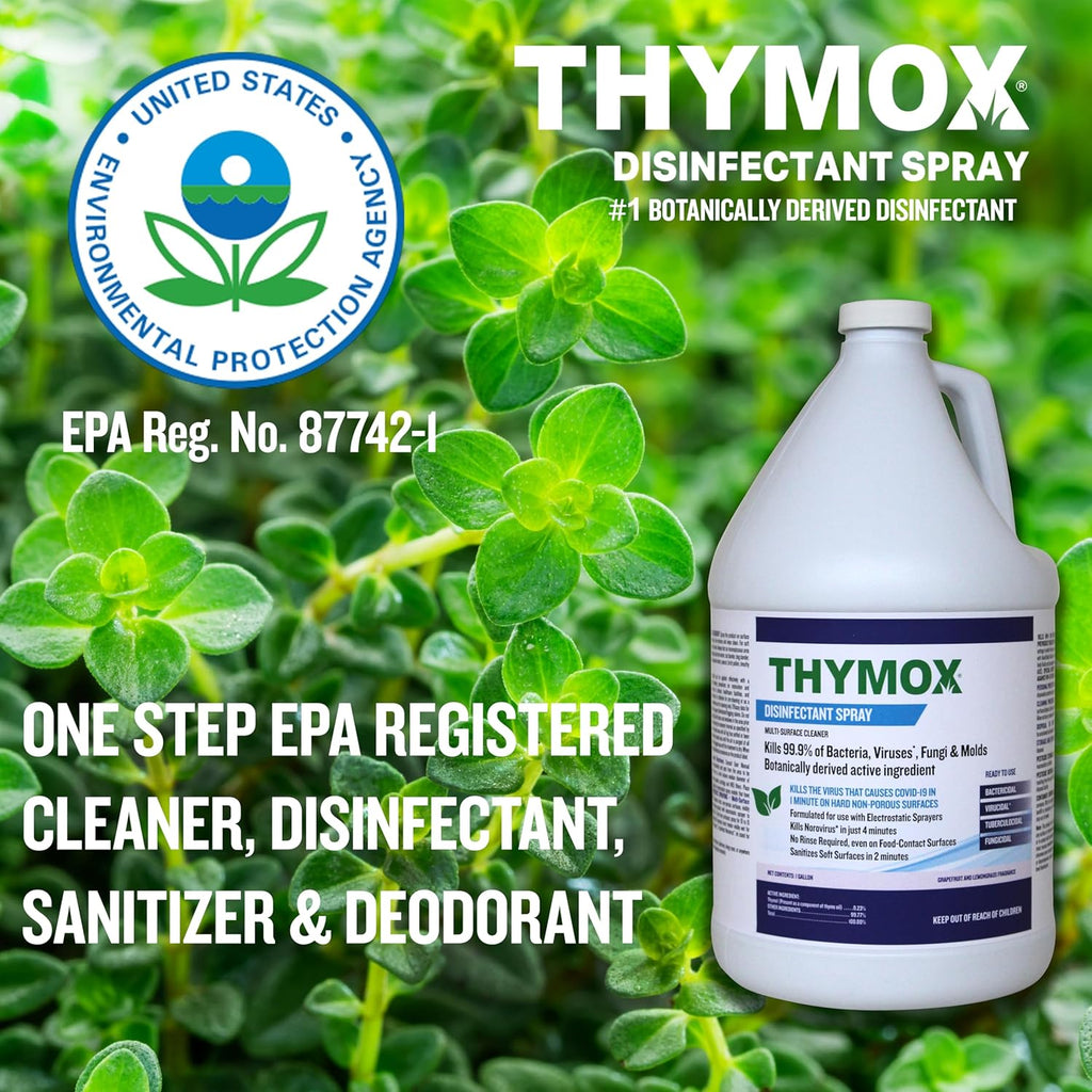 1 Gallon Botanical Disinfectant - All Natural Cleaner Mold Remover, Multipurpose Cleaner, Mold Killer - Ideal for Restoration Jobs and Water Damage, Pet Friendly Natural Disinfectant