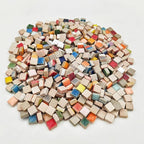 1.1lb Ceramic Mosaic Tiles, Mixed Colour Ceramic Mosaic Pieces - Image 8