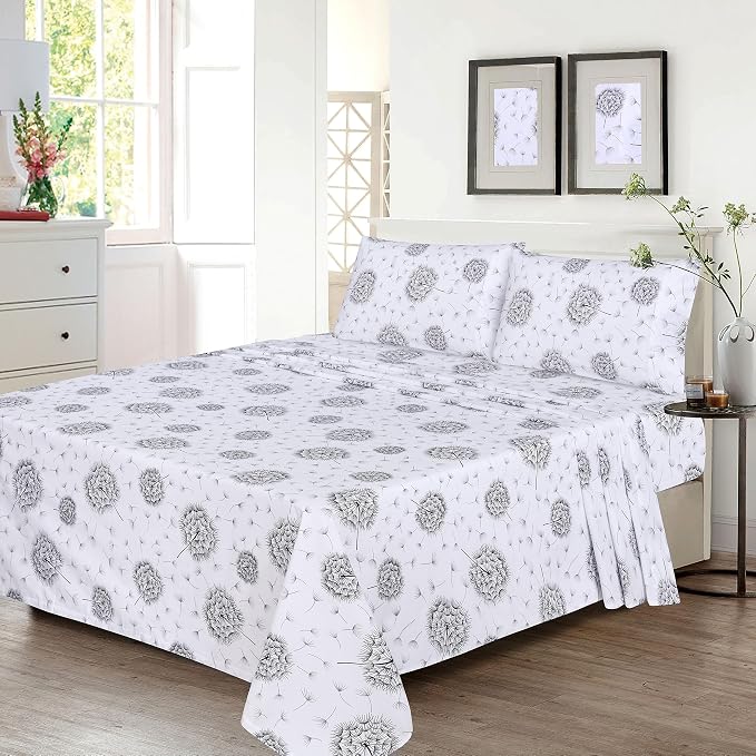 RUVANTI 100% Cotton Sheets – Twin Size Percale Bedding, Cooling & Breathable - Image 2