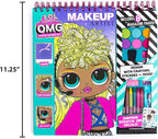 Horizon Group USA LOL OMG Make-Up Artist Magazine DIY Craft Kit, Design - Image 4
