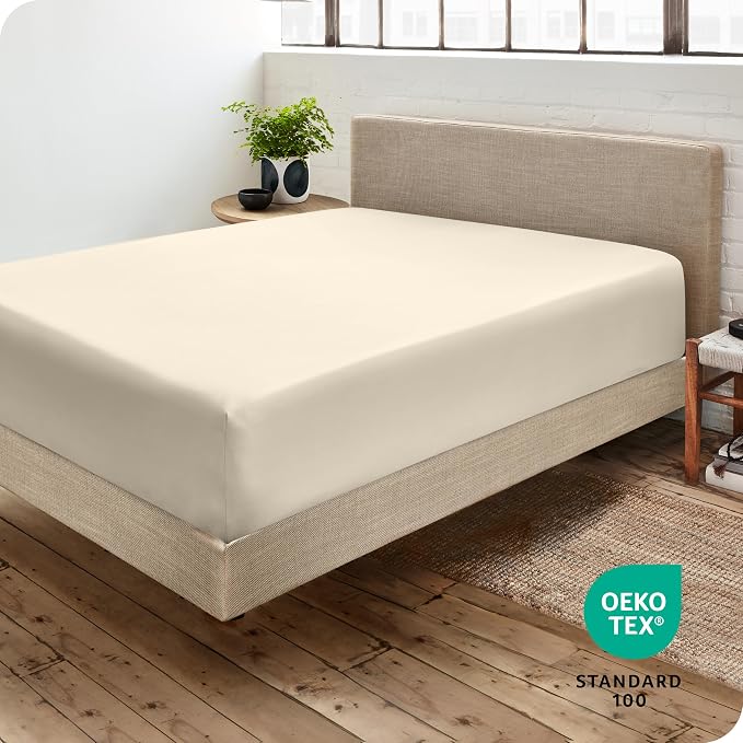 Bare Home Fitted Bottom Sheet Twin Size - Image 4
