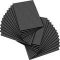 Frienda 24 Pcs 12" x 8" x 0.5" Polyethylene Foam Sheet Thick Black Packing Foam by Frienda