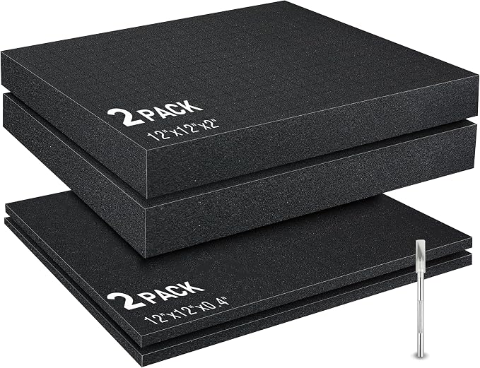 YIYITOOLS 4PCS Pick Apart Foam Insert, Dual-Thickness Case Foam Insert Kit by YIYITOOLS