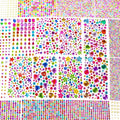 6100 PCS Gem Stickers, Self-Adhesive Rhinestone Stickers, 20 Sheets Colorful by Huimdery