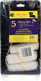 Bates- Paint Tray Set, Paint Roller Kit, 4 inch, Foam Roller, Roller Brush - Image 9