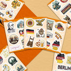 100Pcs Germany Stickers Small for Luggage, Water Bottle - Image 7