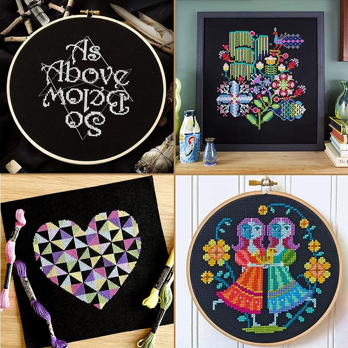 Similane 6 Pcs Cross Stitch Aida Cloth Embroidery Cloth Cross-Stitch Fabric 14 - Image 7