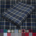 Pico Textiles 10 Yards Bolt Blue and Green Tartan Plaid Flannel Fabric by PicoTextiles