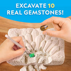 National Geographic Gemstone Dig Kit – Dig Up 10 Real Gemstones and Crystals - Image 2