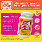 Mod Podge Matte Sealer, Glue & Finish: All-in-One Craft Solution- Quick Dry - Image 2