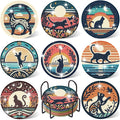 8PCS Diamond Art Coasters Kit, Cat Diamond Painting Coasters by Gemozaic